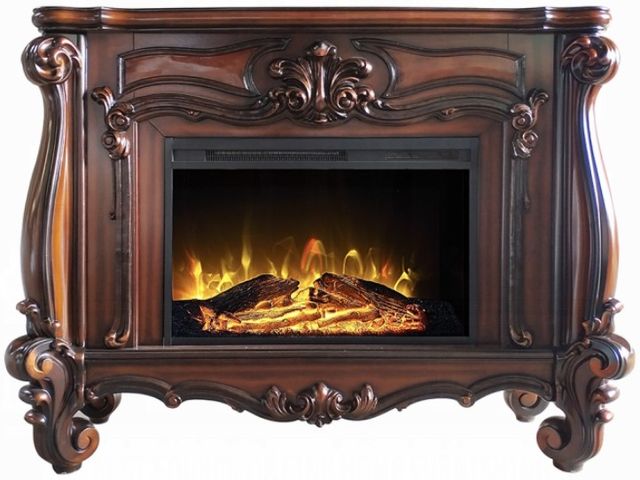 ACME Furniture Versailles Cherry Oak Fireplace-4
