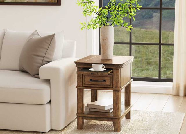 A-America® Bandalier Russet Chairside Table-2