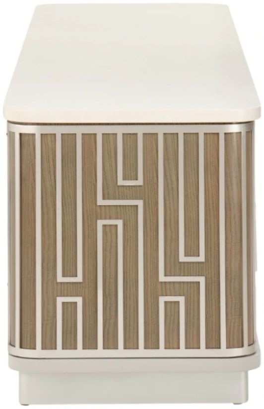 Michael Amini® Roxbury Park Slate Media Cabinet-2