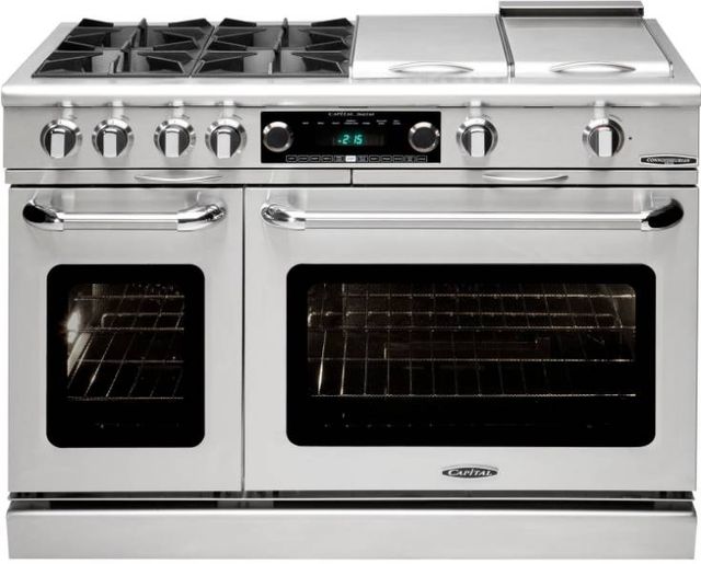 Capital Cooking Connoisseurian 48" Freestanding Professional Dual Fuel Range-0