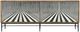 Hooker® Furniture Commerce and Market Linear Perspective Black/White Credenza-2