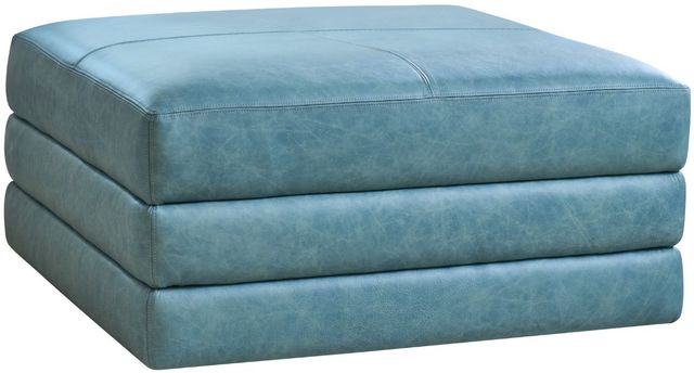 Lexington Home Customizable Brickell Leather Ottoman-0