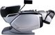 Cozzia® Quantum Matte Black/Silver Power Massage Chair-1
