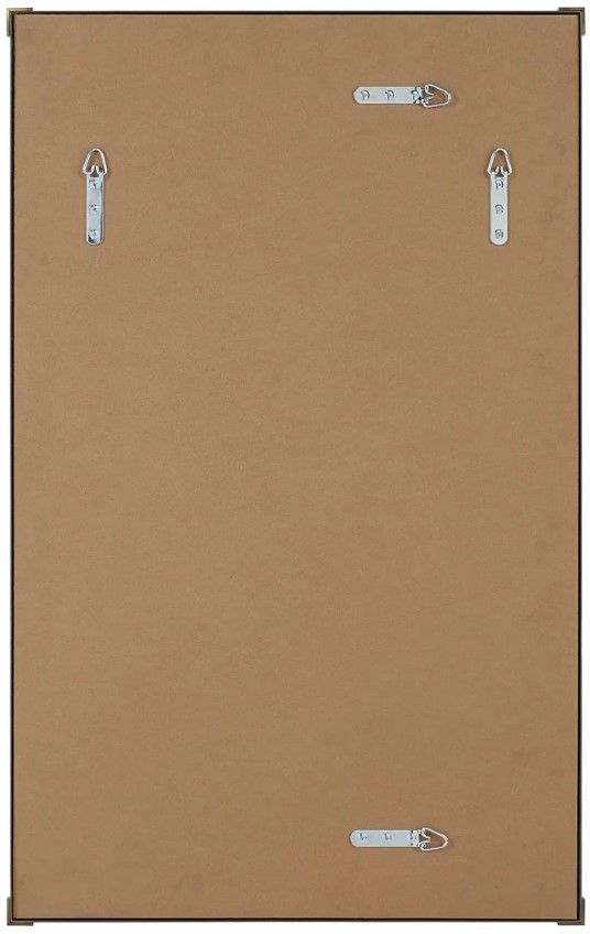 Renwil® Khaya Dark Antique Brushed Brass Accent Mirror-3