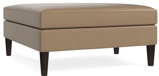Bassett® Furniture Danbury Brown Large Square Ottoman-0
