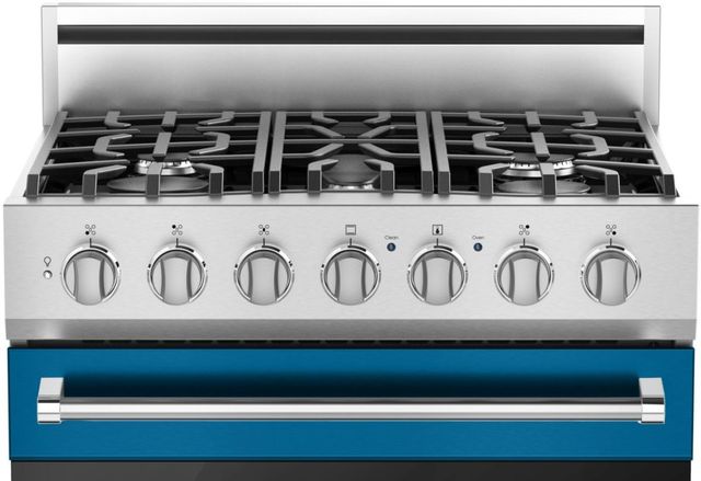 Viking® 3 Series 30" Alluvial Blue Pro Style Dual Fuel Natural Gas Range-1