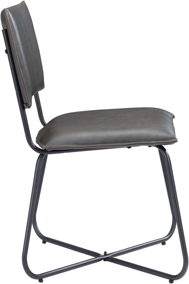Zuo® Modern Grantham Vintage Gray Dining Chair-1