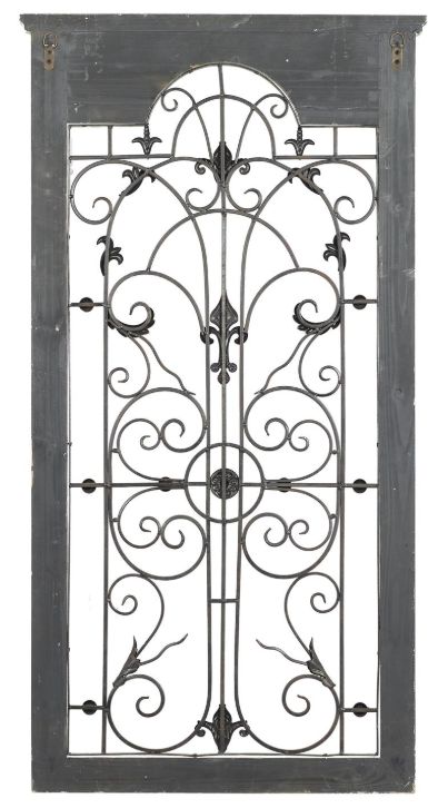 Deco Marche Scroll Window Wall Art Panel-2
