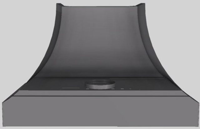 Vent-A-Hood® Designer Series 48" Gunsmoke Wall Mounted Range Hood-3