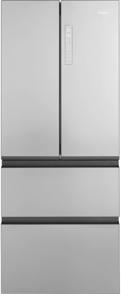 Haier 14.5 Cu. Ft. Fingerprint Resistant Stainless Steel Counter Depth French Door Refrigerator 