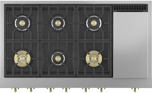 Monogram® Statement Collection 48" Stainless Steel Gas Rangetop-1