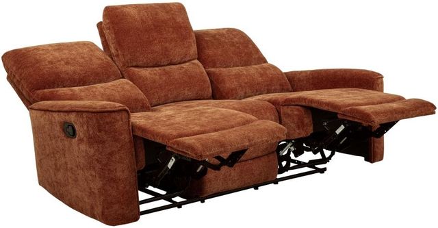 Coaster® Navarro Burnt Orange Upholstered Reclining Sofa-4