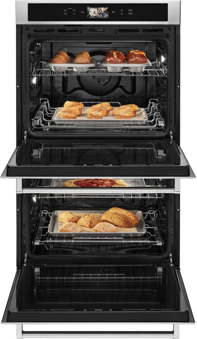 KitchenAid® 30" Stainless Steel Smart Electric Built In Double Oven-4