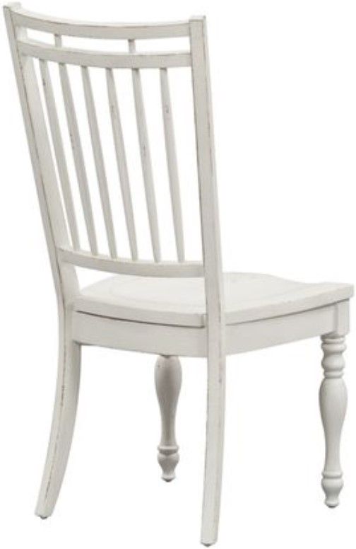 Liberty Furniture Magnolia Manor 5-Piece Antique White/Weathered Bark Dining Set-3