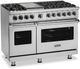 Viking® 5 Series 48" Stainless Steel Pro Style Dual Fuel Range-1