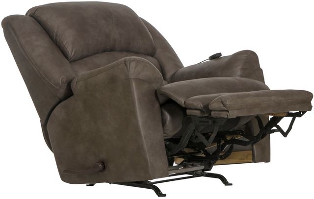 Catnapper® Hayden Steel Rocker Recliner with Heat and Massage-1