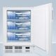 Accucold® by Summit® PLUS2 Series 24" 3.2 Cu. Ft. White ADA Compliant Built In All Freezer-2