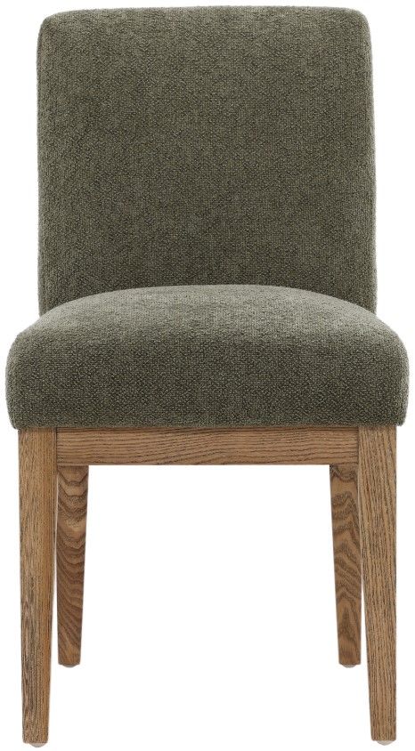 Dovetail Furniture Weilan Charlotte Olive/Natural Dining Chair-1