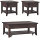 Liberty Furniture Paradise Valley 3-Piece Saddle Brown Optional Occasional Table Set-0