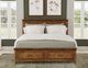 A-America® Bandalier Russet California King Storage Bed-1