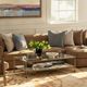 Dovetail Furniture Pennford Cream Accent Pillow-1