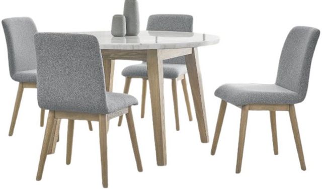 Steve Silver Co. Vida 5-Piece Gray/White Dining Set