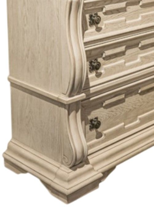 Signature Design by Ashley® Bruchandi Antique White 5-Drawer Chest-1
