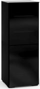 Salamander Designs® Oslo 617 AV Cabinet-Black Glass-0