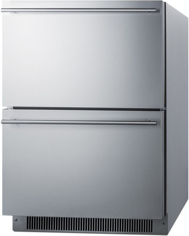 Summit® 24" 3.5 Cu. Ft. Stainless Steel Freezer Drawer-3