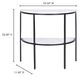 Moe's Home Collection Lazlo White Side Table -3