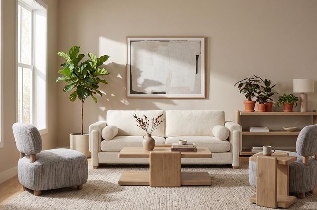 Bernards Agate Beige Sofa Table-1