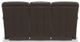 La-Z-Boy® James Walnut Leather Power Reclining Sofa with Headrest-3