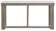 Signature Design by Ashley® Loyaska Ivory Sofa Table with Brown Base -1
