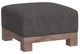 International Furniture Direct Samba Iron Gray Ottoman-0