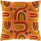 Surya Declan Terracotta 18"x18" Toss Pillow with Down Insert-0