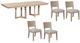 Liberty Furniture Proximity Place 5-Piece Barley/Barley Buff Double Pedestal Dining Set-0