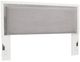 Signature Design by Ashley® Raechalla Gray/White King Upholstered Panel Headboard-0