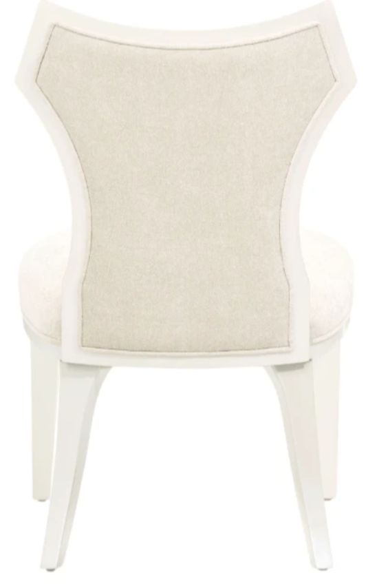 Michael Amini® La Marisia Creamy Pearl Vanity Chair-3