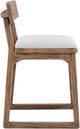 International Furniture Direct Balam Brown/White Bar Stool-2