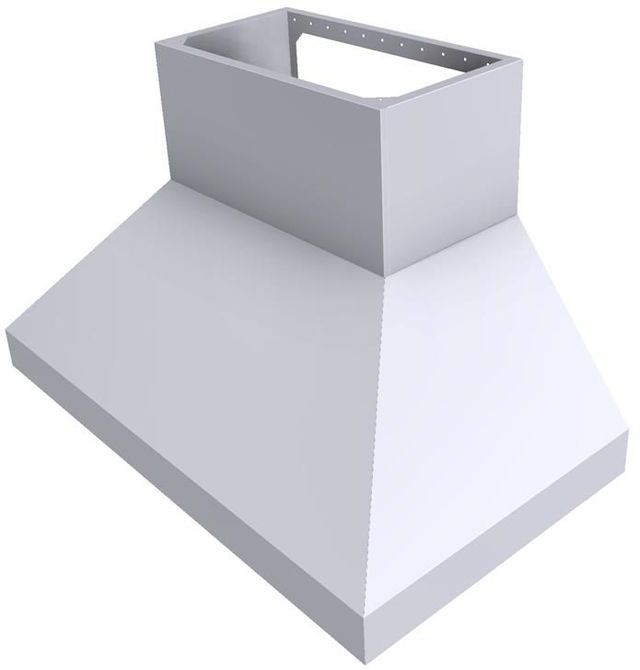 Vent-A-Hood® 48" White Euro-Style Wall Mount Range Hood-1