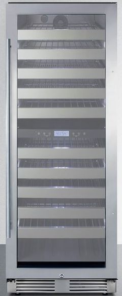 Summit® 24" Stainless Steel Wine Cooler