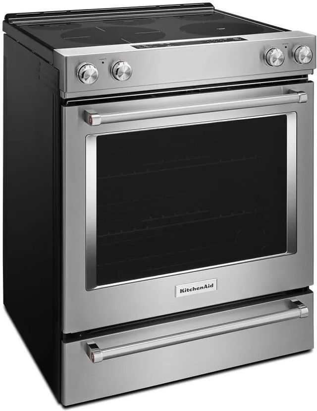 KitchenAid® 30" Stainless Steel Slide-In Electric Range-3