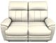 La-Z-Boy® Talladega Ivory Manual Reclining Loveseat-1