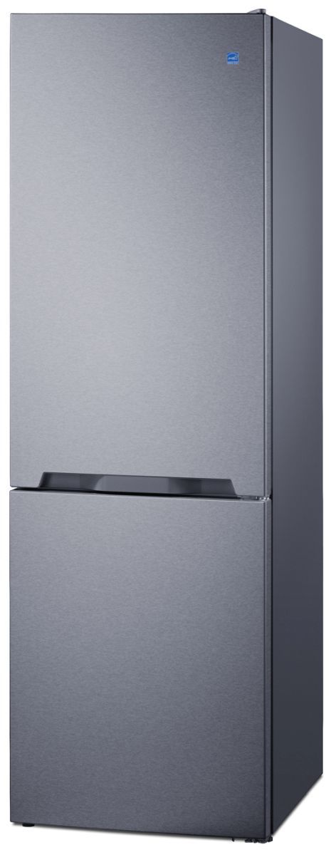 Summit® 24" 11.7 Cu. Ft. Stainless Steel Counter Depth Bottom Freezer Refrigerator-1