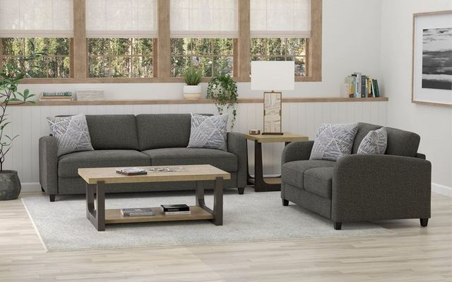 Emerald Home Taylor Ordesa Gray Full Pop-Up Sleeper Loveseat-1