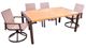 Signature Design by Ashley® Carmel Highlands Brown Wooden Outdoor Dining Table with Dark Brown Base -0