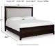 Signature Design by Ashley® Neymorton Dark Grayish Brown King Upholstered Panel Bed-3