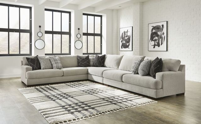 Benchcraft® Artsie 4-Piece Ash L-Shape Sectional-2