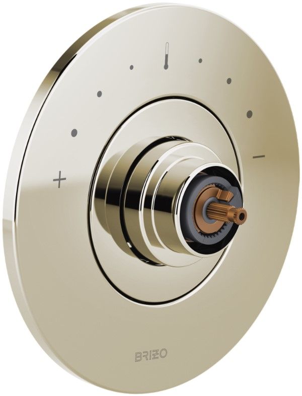 Brizo Litze® Brilliance® Polished Nickel Sensori® Thermostatic Valve Trim - Less Handle-0
