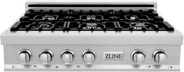 ZLINE Professional 36" Satin Stainless Steel Gas Rangetop